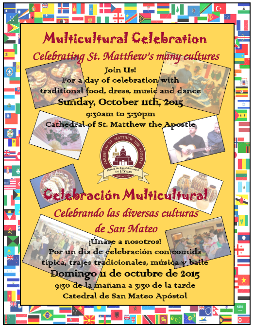 multicultural flyer