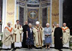 2012 Jubilarians with Bishop Gonzalez and St. Matthew's Clergy